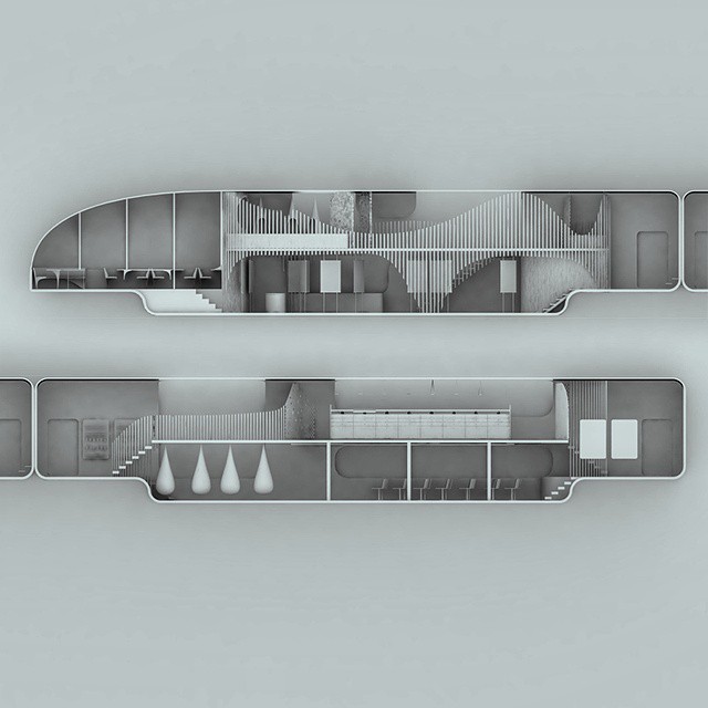Last School project. Redesign two train wagons to a moving workshop
#rhino3d #3drhino #3dmodel #trai