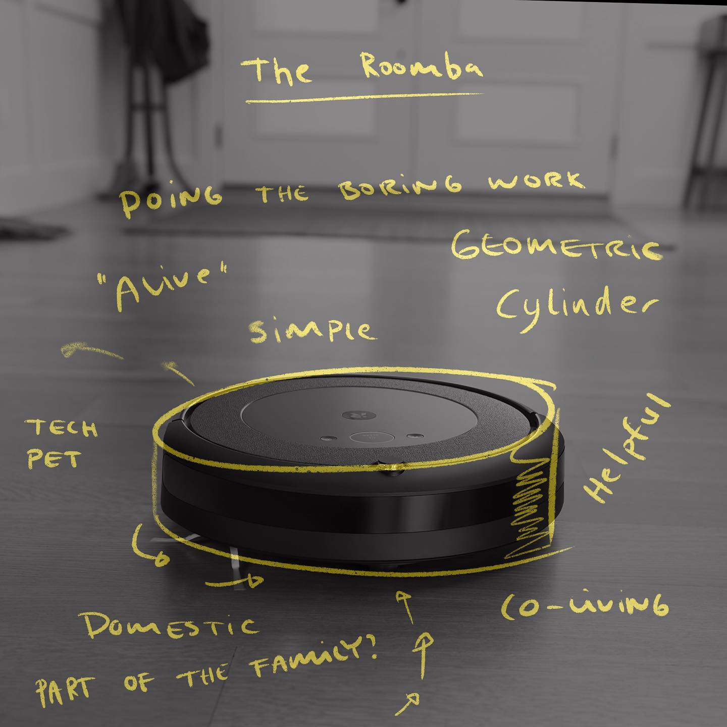 I think roombas are fascinating. If you own a roomba please leave a comment about how your relation 